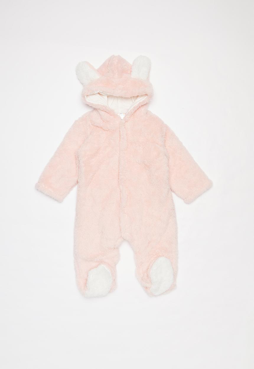 Pop Candy - Teddy babygrow - pink