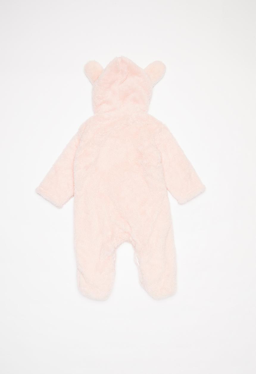 Pop Candy - Teddy babygrow - pink