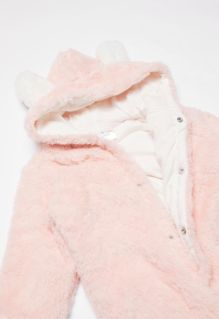 Pop Candy - Teddy babygrow - pink