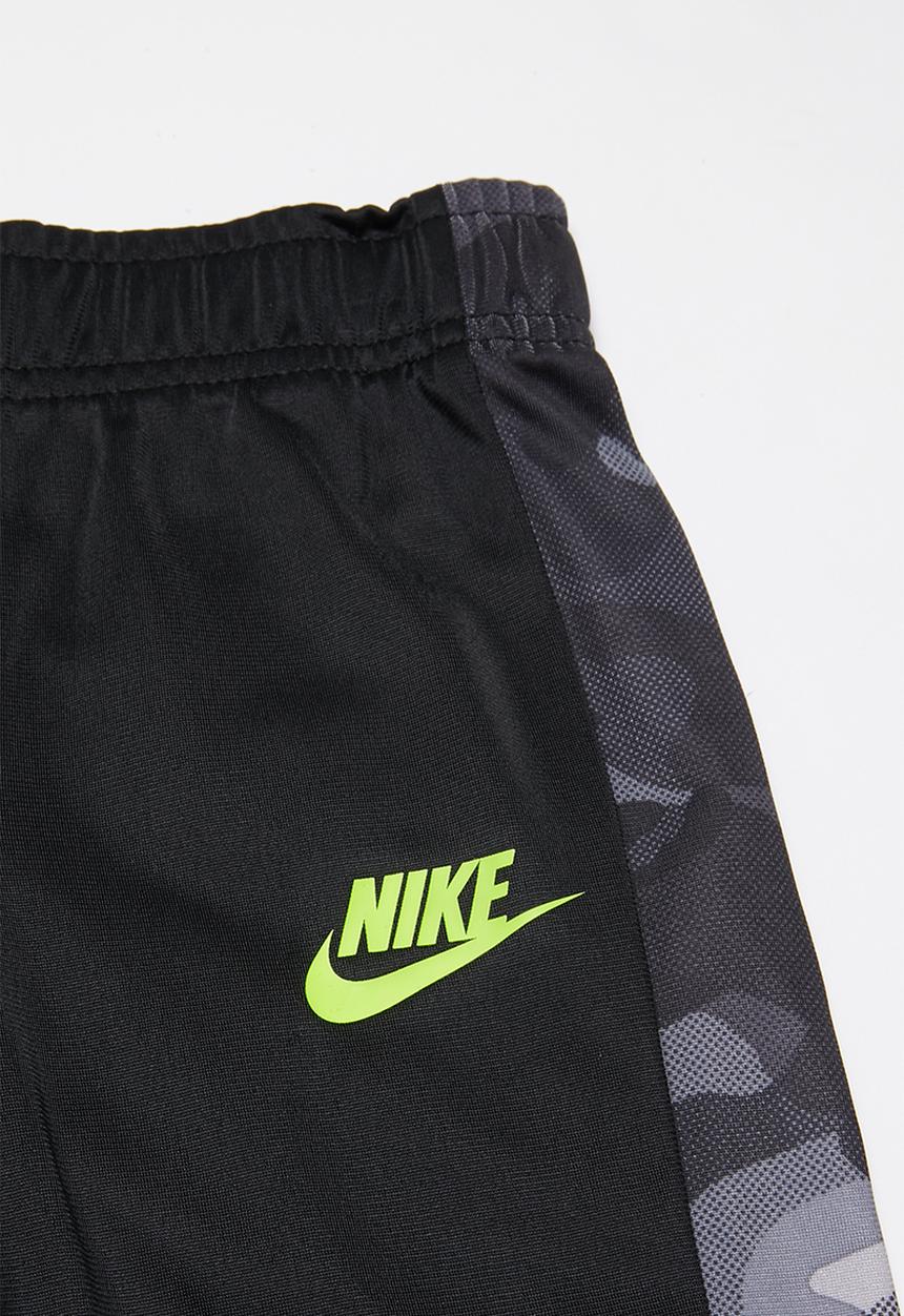 Nike - Nike texture camo tricot set - black & grey