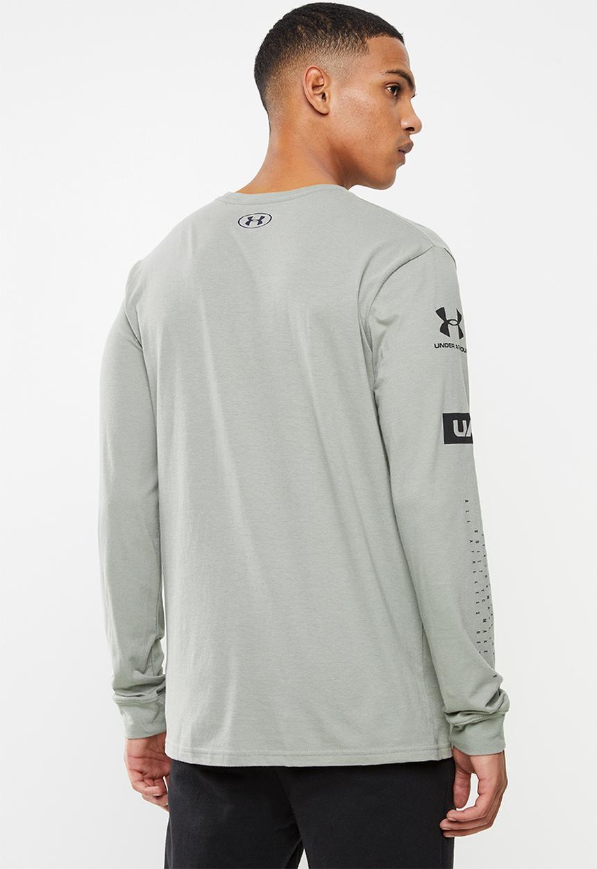 Under Armour - Multi logo tee - khaki