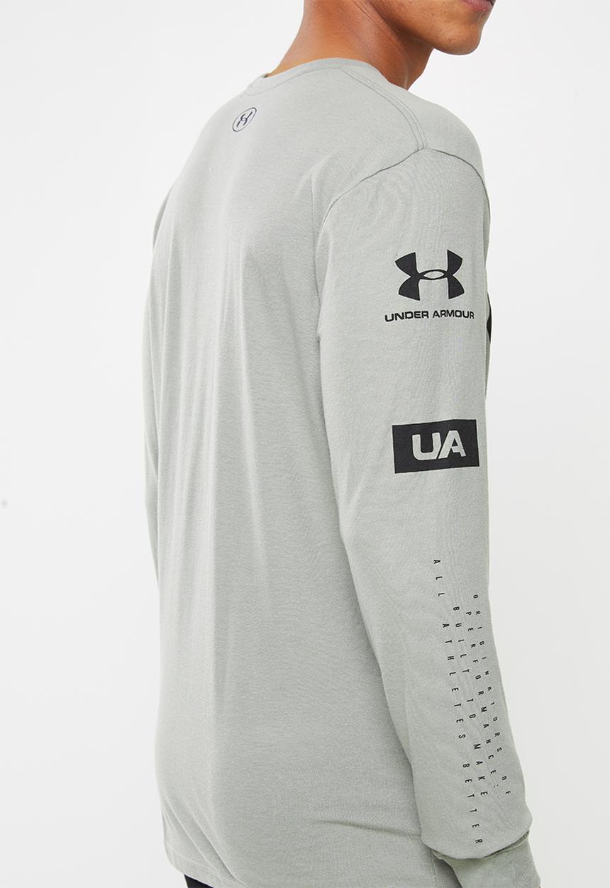Under Armour - Multi logo tee - khaki