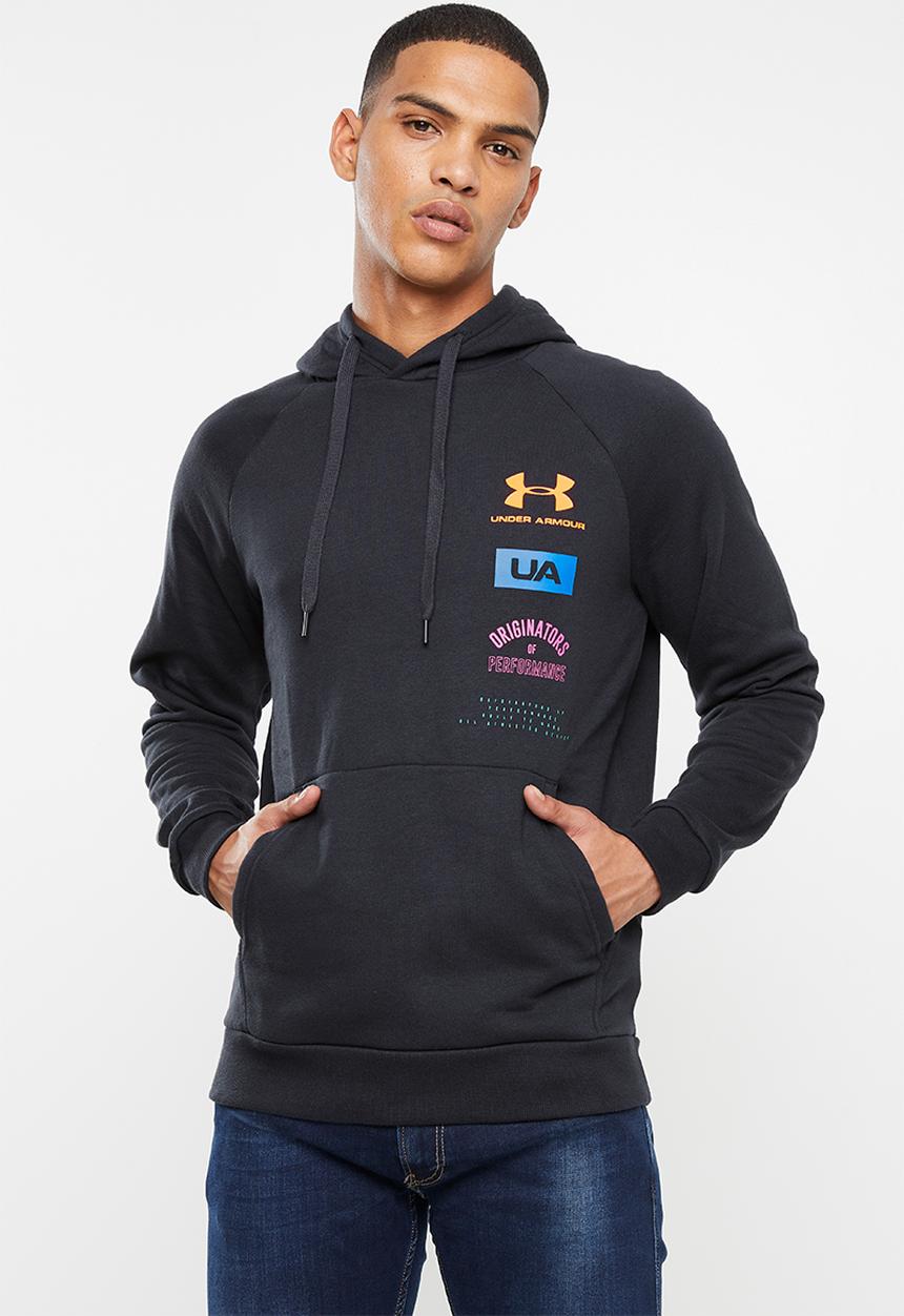 Under Armour - Rival originators hoodie - black