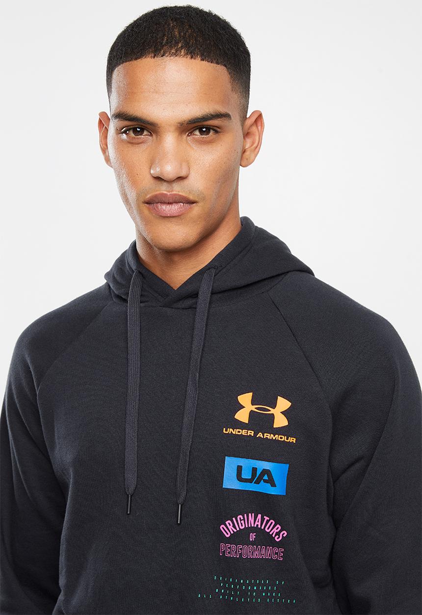 Under Armour - Rival originators hoodie - black