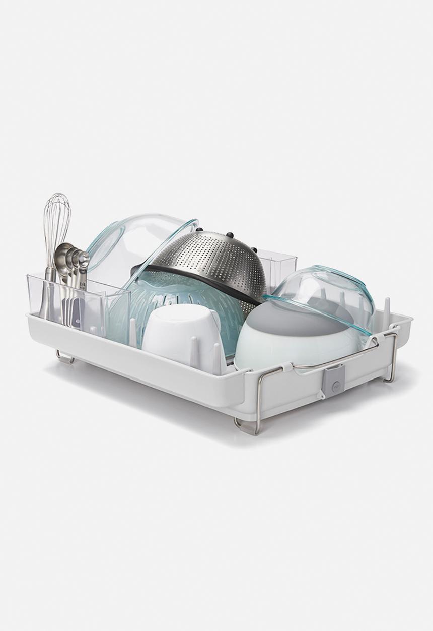 OXO - Foldaway dish rack - grey