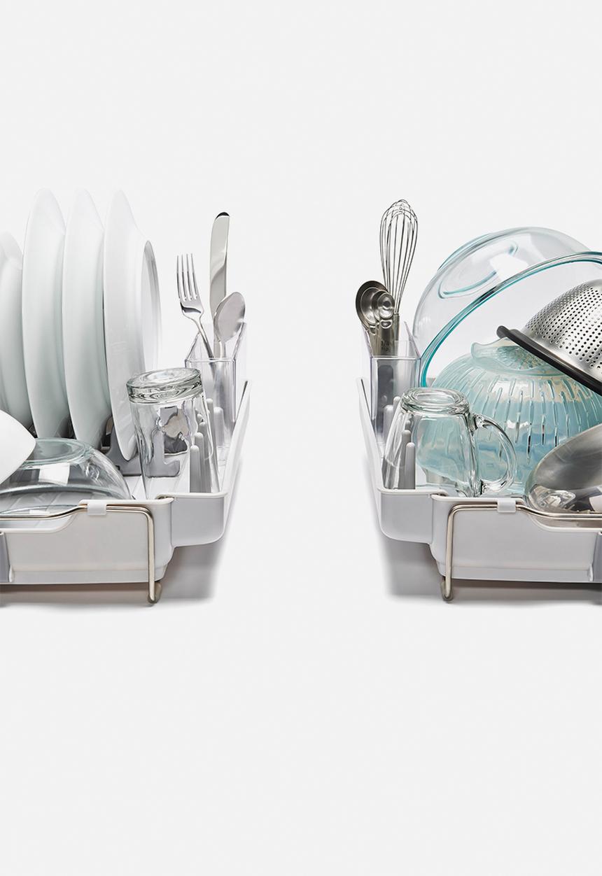OXO - Foldaway dish rack - grey