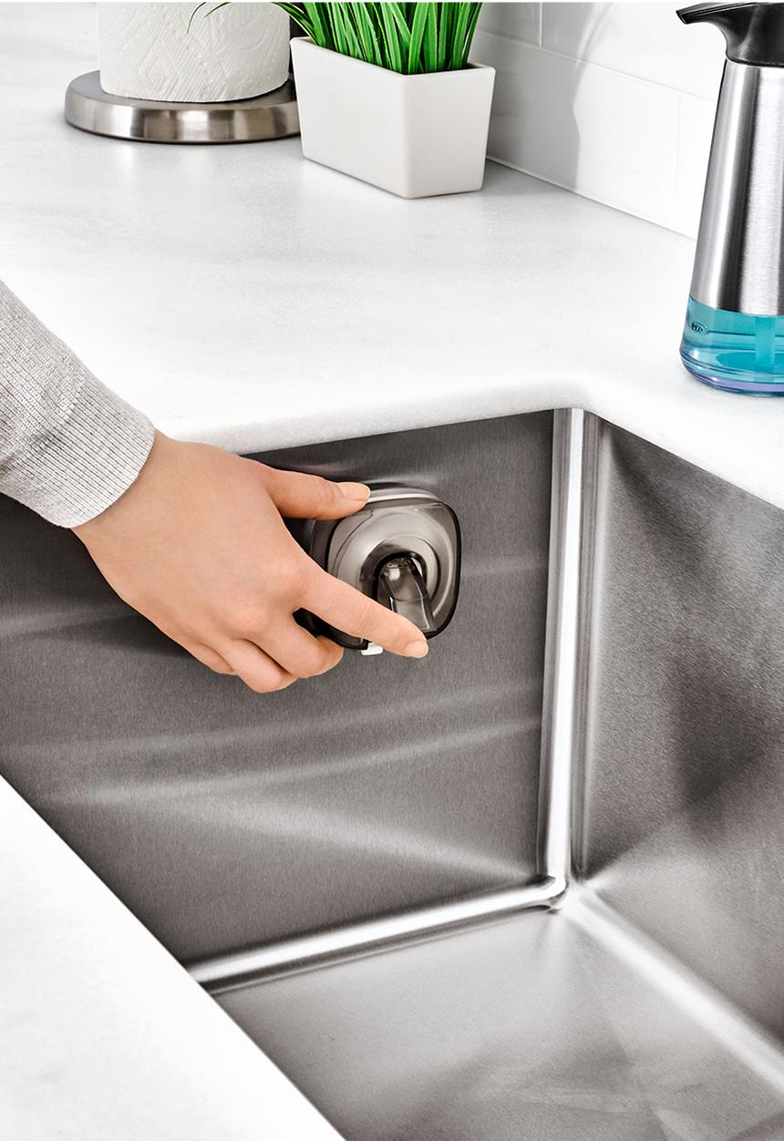 OXO - Stronghold suction sink caddy - grey 