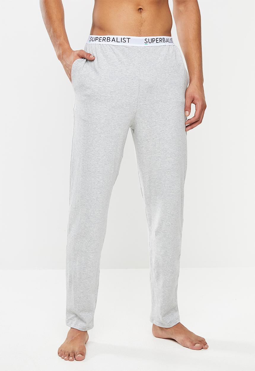 Superbalist - Slim fit knit lounge pants - grey