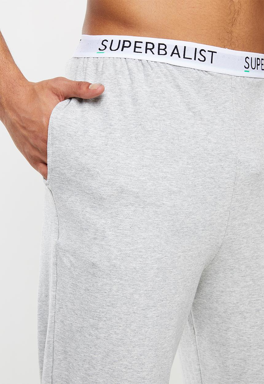 Superbalist - Slim fit knit lounge pants - grey