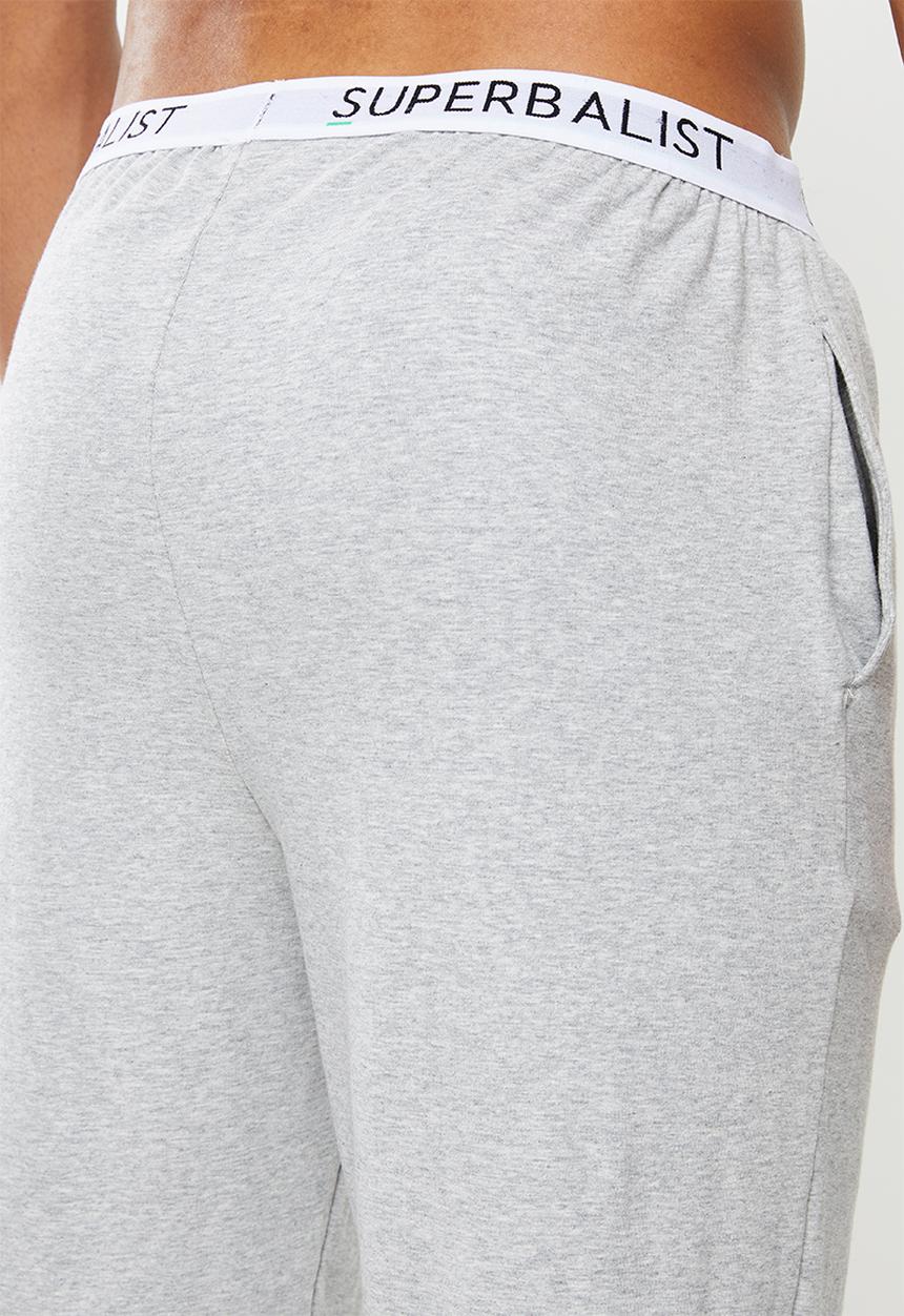 Superbalist - Slim fit knit lounge pants - grey