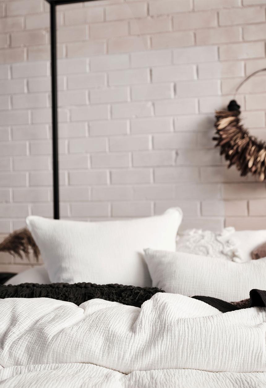 Linen House - Elysian duvet cover set - white