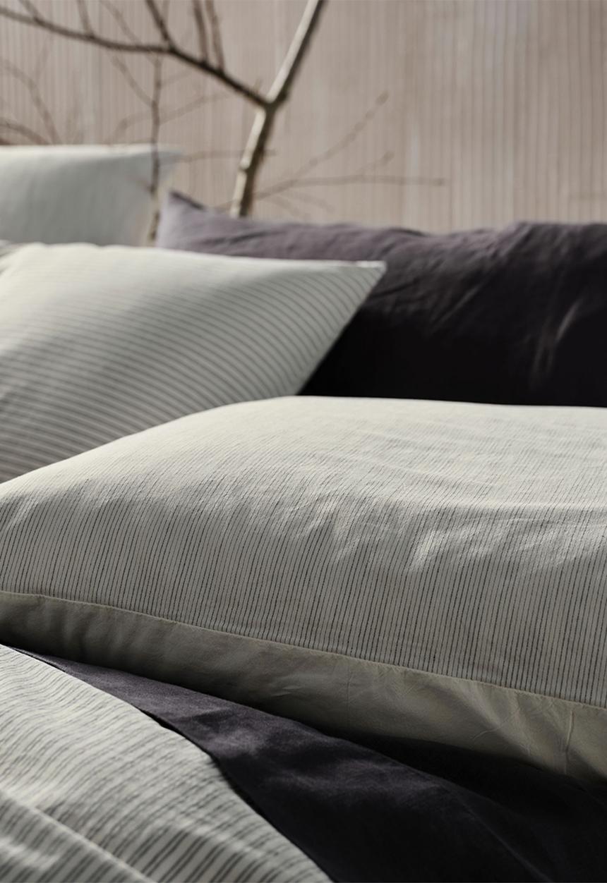 Linen House - Napier duvet cover set - black