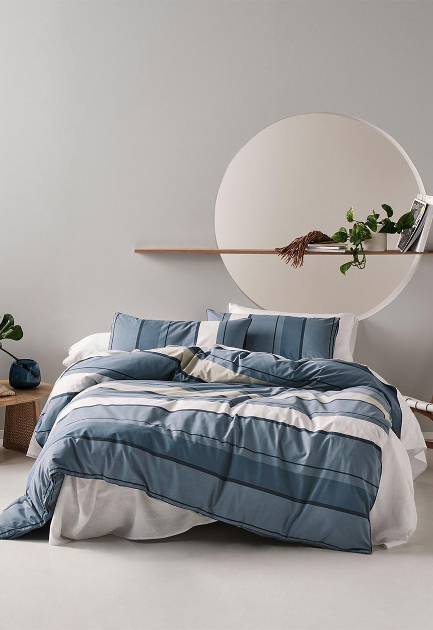 Linen House - Kova duvet cover set - blue
