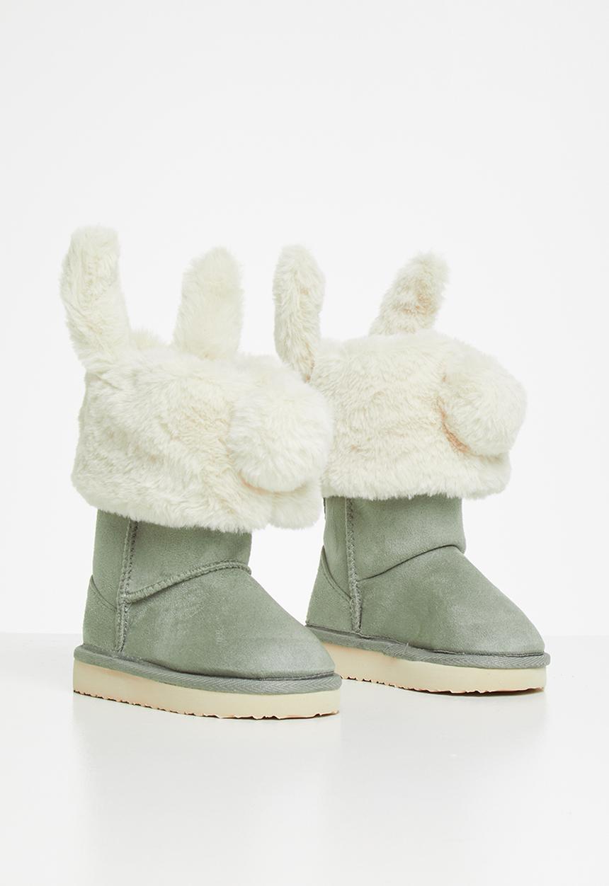 Cotton On - Homeboot & topper multipack - silver sage