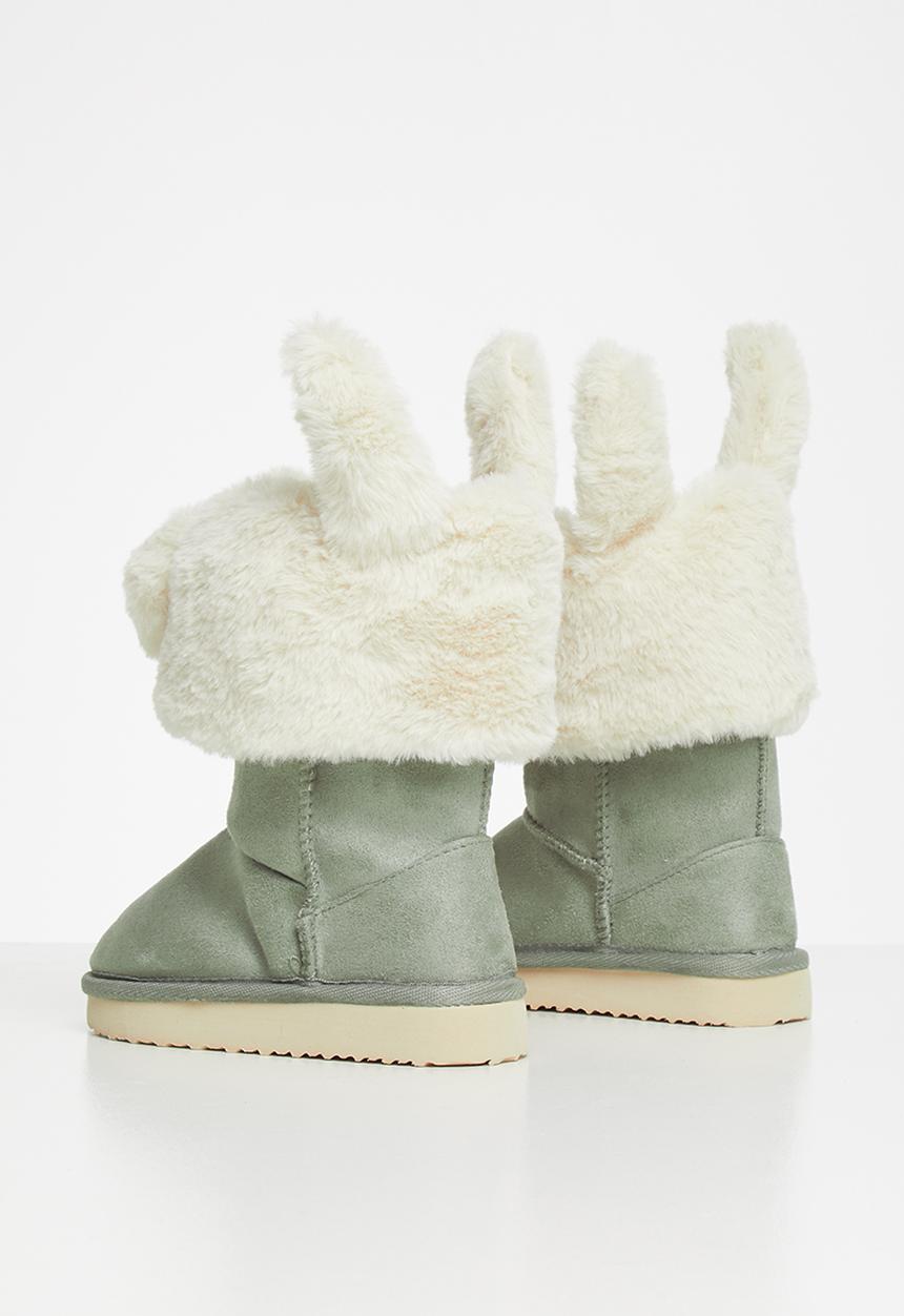 Cotton On - Homeboot & topper multipack - silver sage