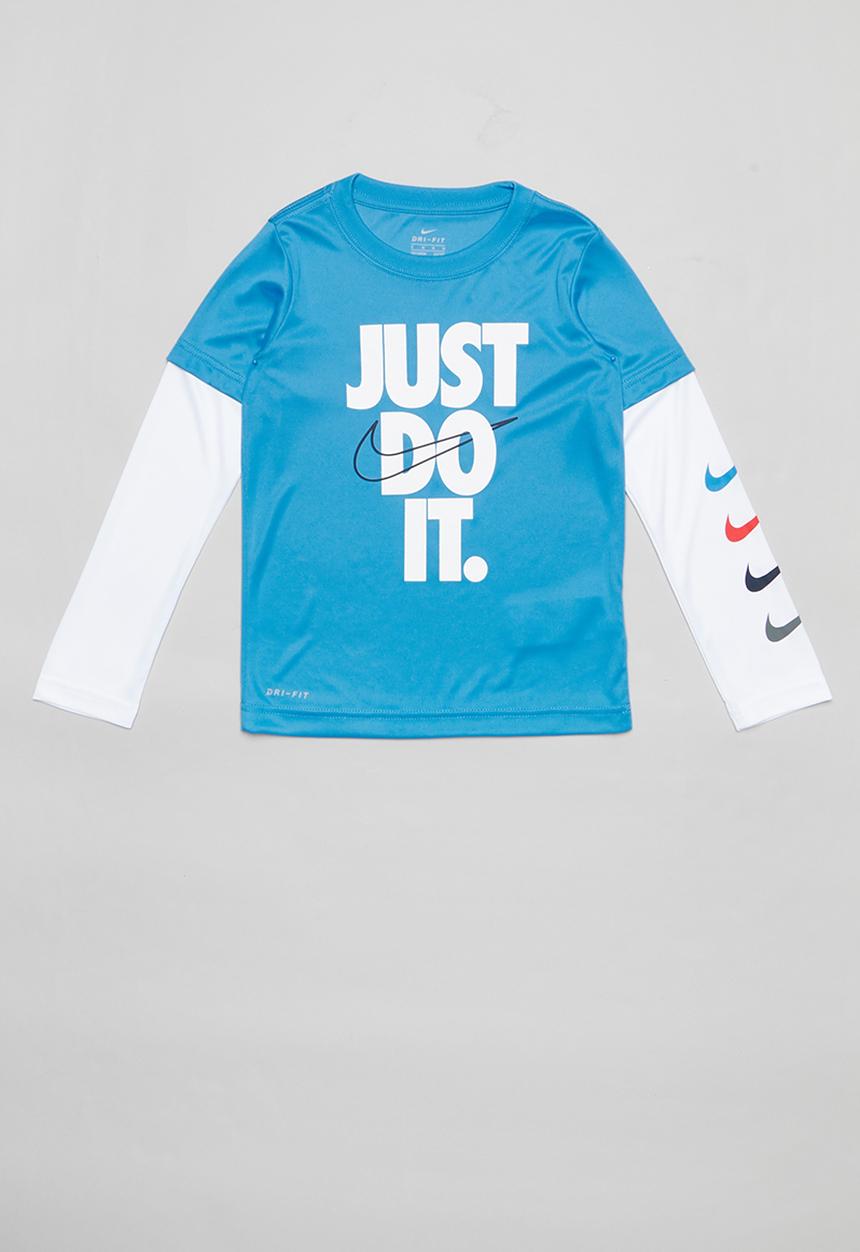 Nike - Nkb sport performance top - blue & white