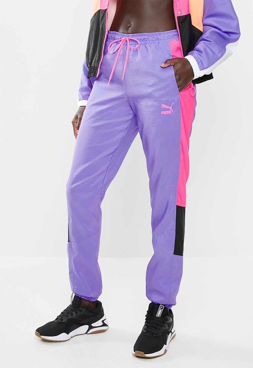PUMA - Retro pants - purple & pink 