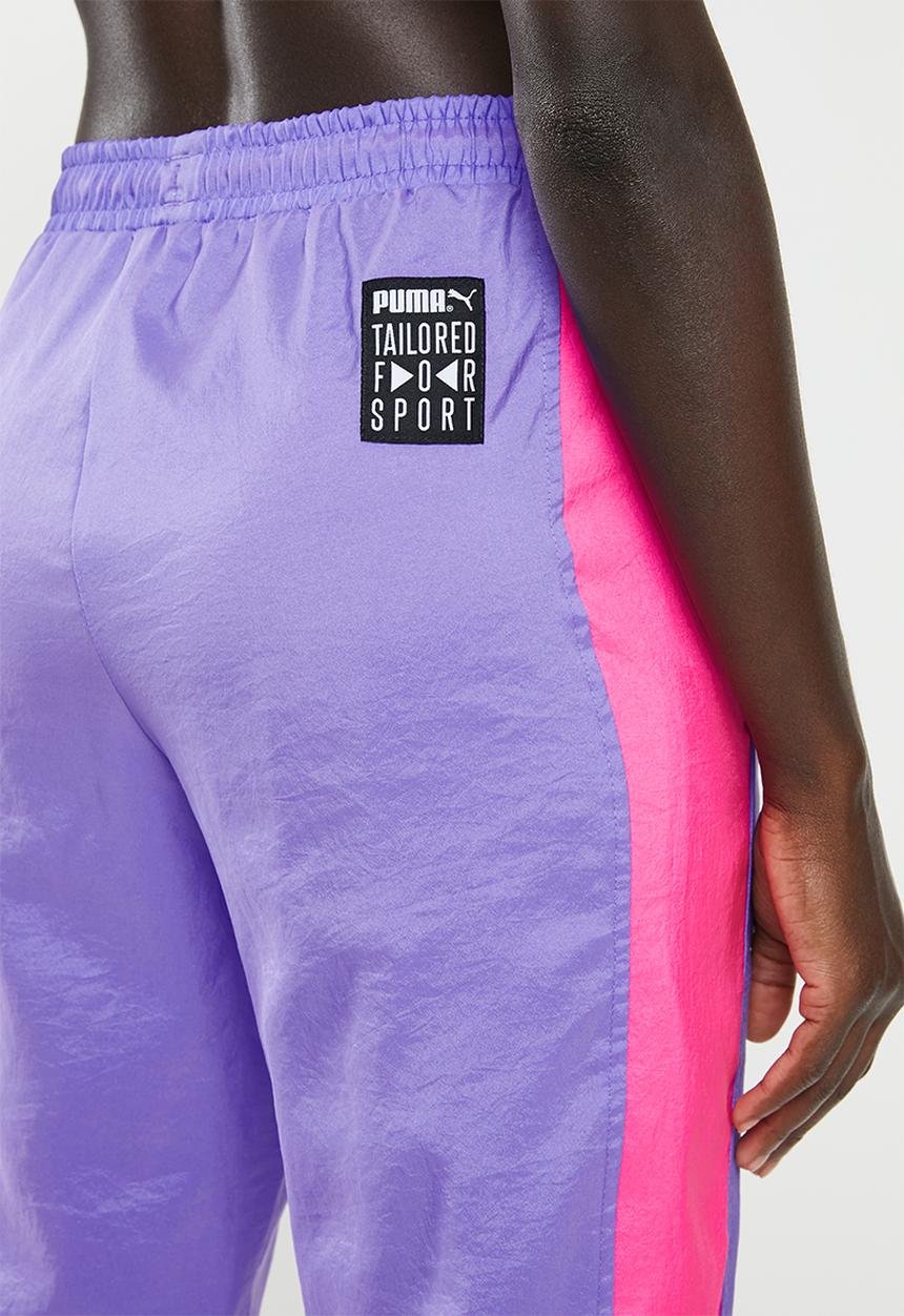 PUMA - Retro pants - purple & pink 