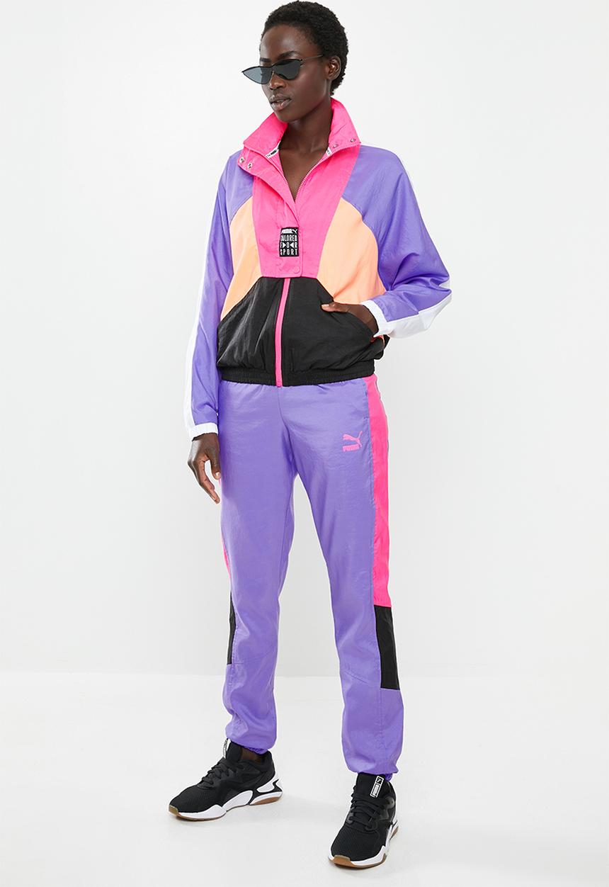 PUMA - Retro pants - purple & pink 