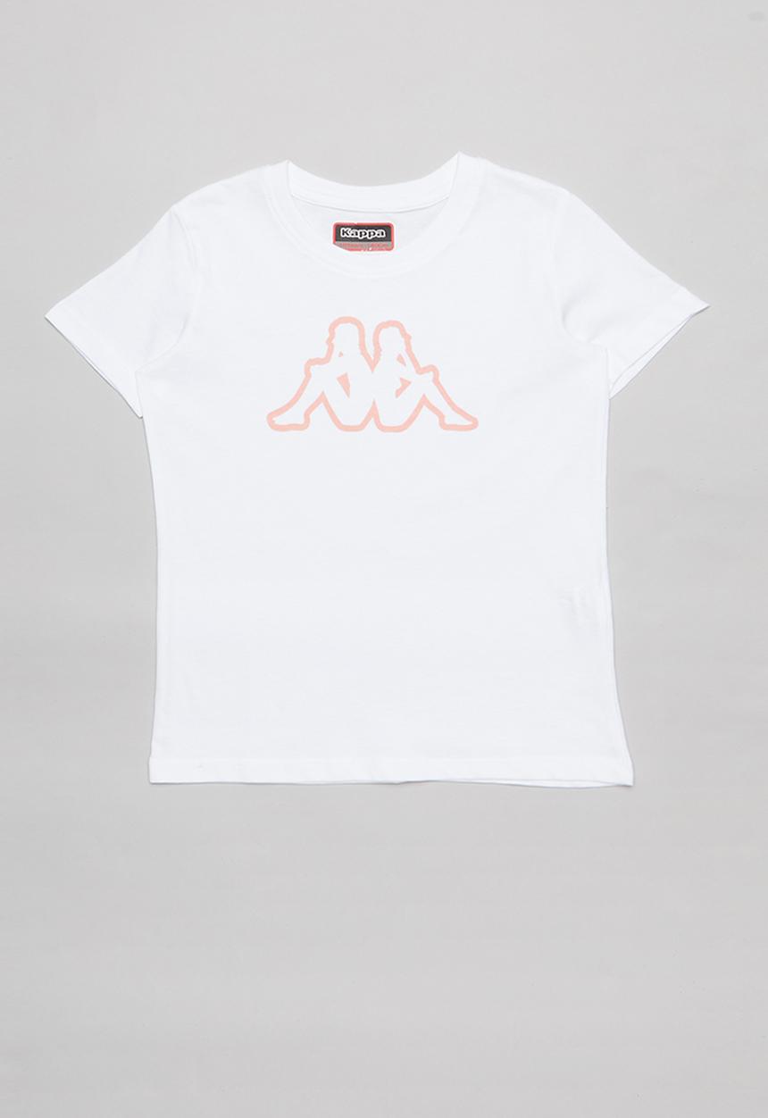 KAPPA - Logo bram slim short sleeve tee  - white