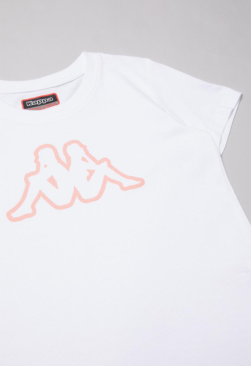 KAPPA - Logo bram slim short sleeve tee  - white