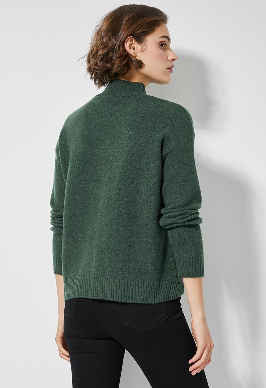 Superbalist - Lofty funnel neck - green 