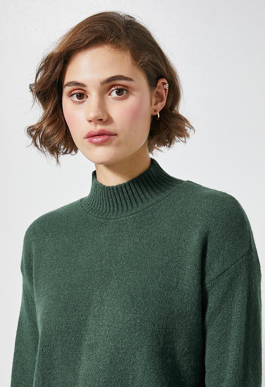 Superbalist - Lofty funnel neck - green 