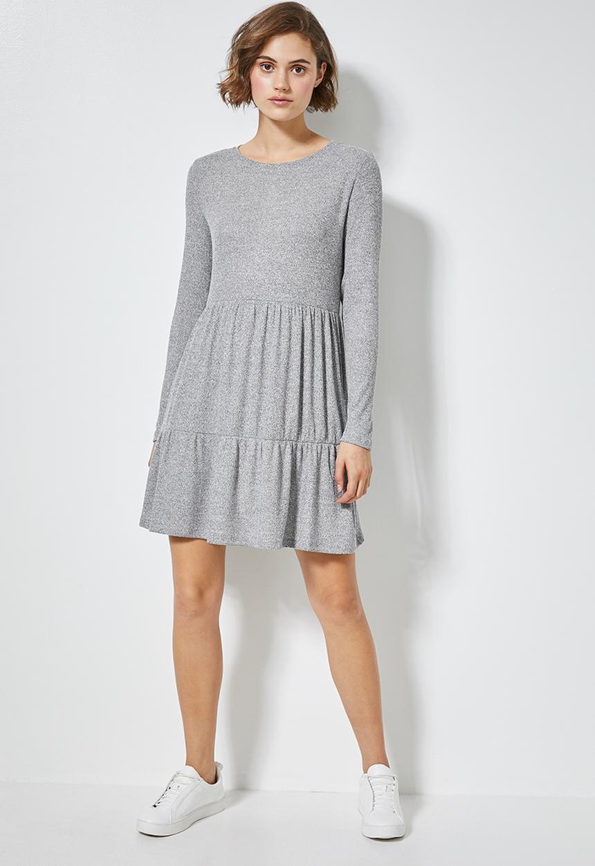 Superbalist - Mini trapeze dress - grey 