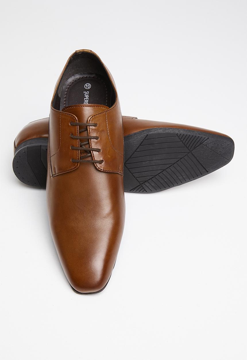 Superbalist - Donovan leather derby - tan