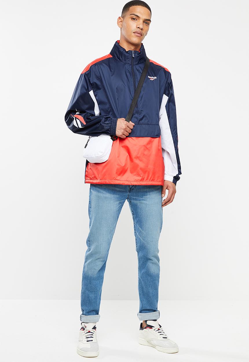 Reebok - Classic woven windbreaker - navy