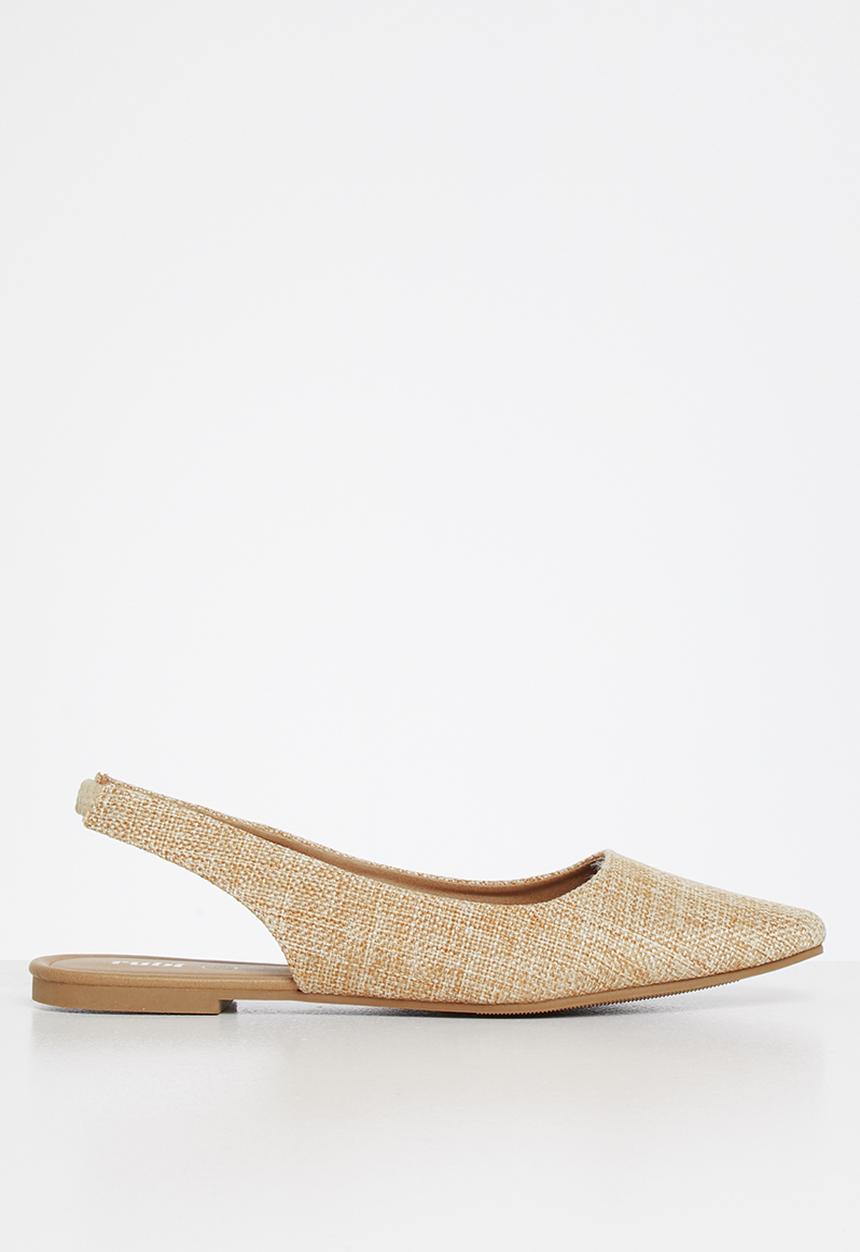 Cotton On - Essential lili square toe slingback - camel