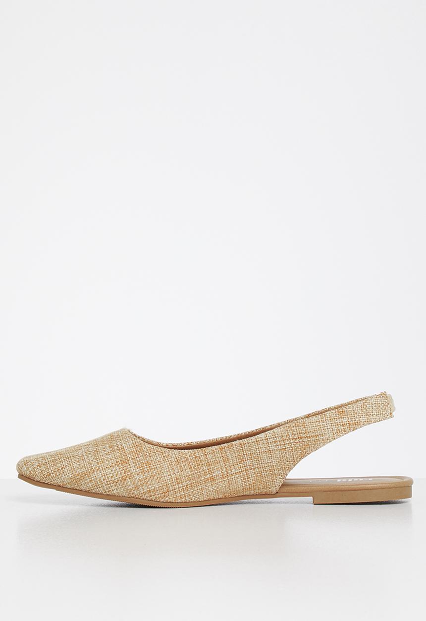 Cotton On - Essential lili square toe slingback - camel