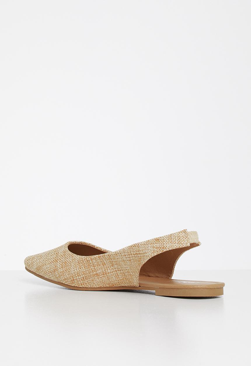 Cotton On - Essential lili square toe slingback - camel