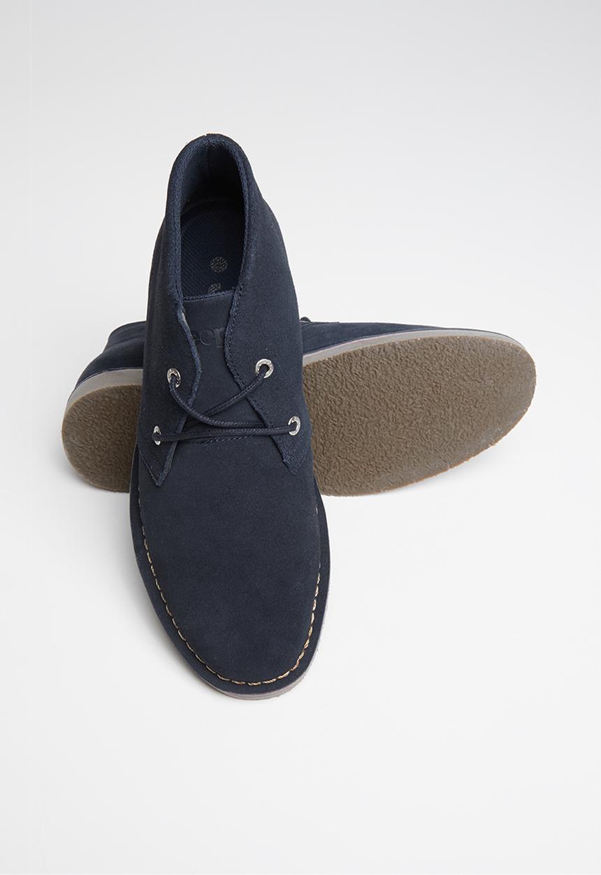JEEP - Suede felt skoen boot - navy