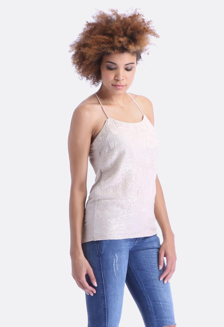 Vero Moda - Katty Sequin Sleeveless Top