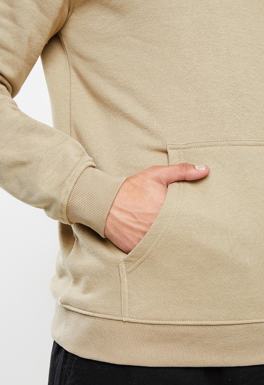Cotton On - Essential fleece pullover  - gravel stone
