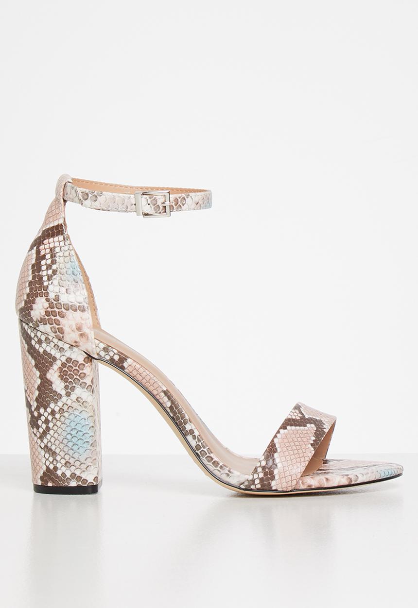 Call It Spring - Tayvia heel - multi
