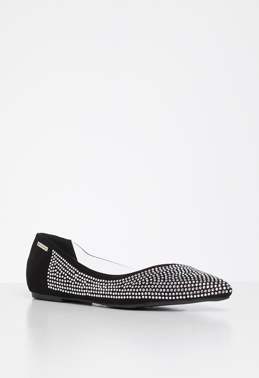 SISSY BOY - Daily flirt bling & patent pump - black