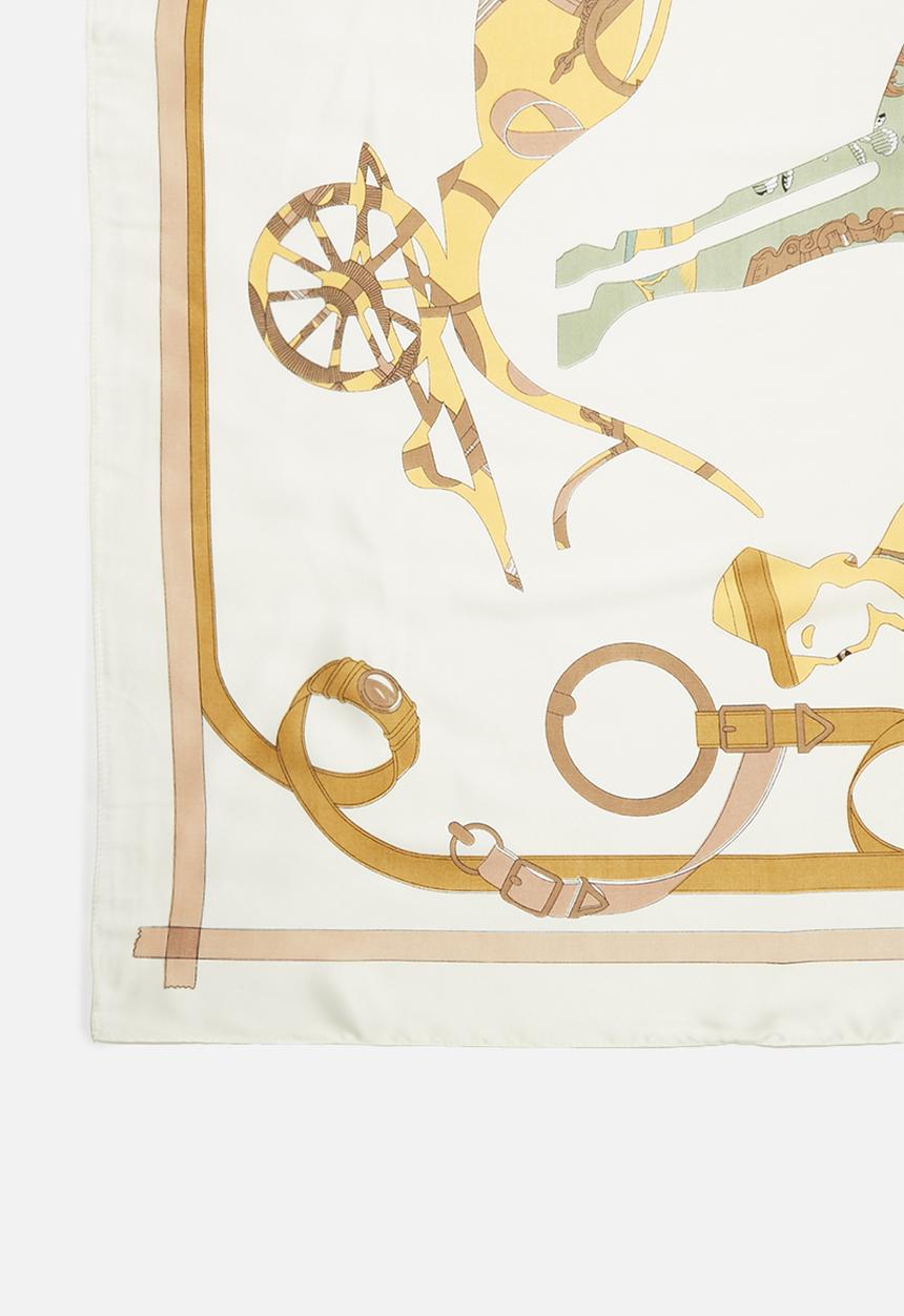 Superbalist - Vintage print neckerchief-cream