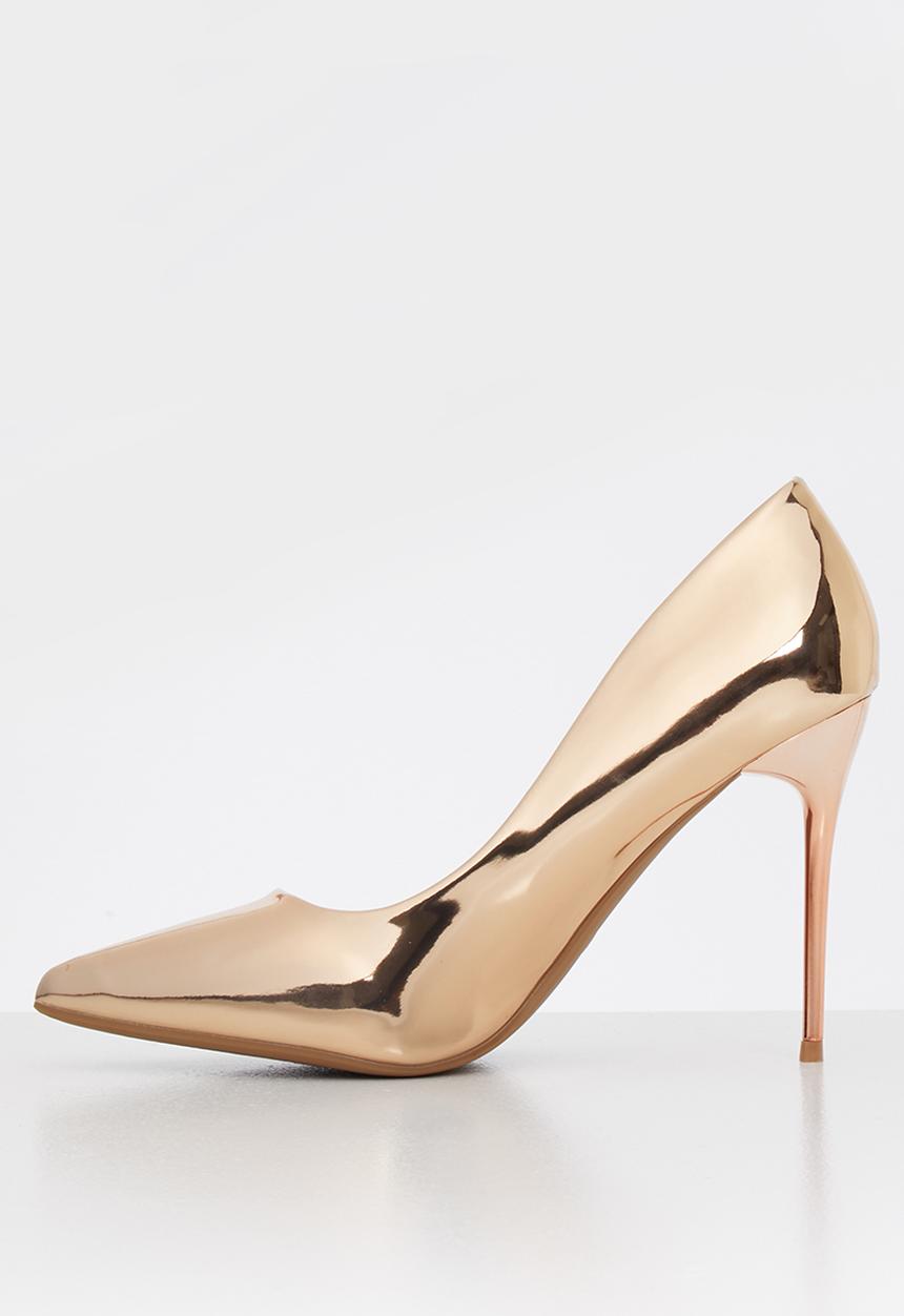 SISSY BOY - Patiently patent court heel - gold