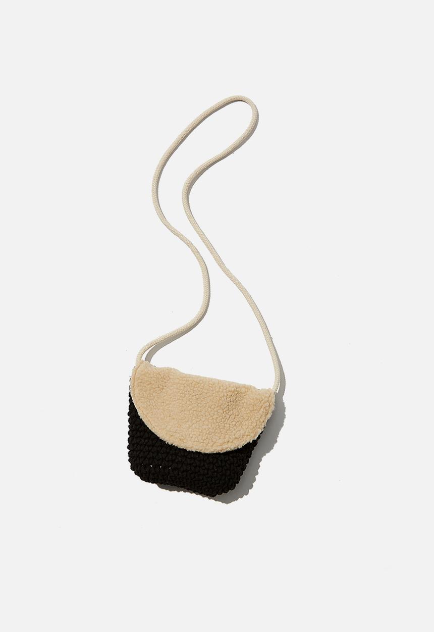 Cotton On - Meghan fashion bag -  black & cream 