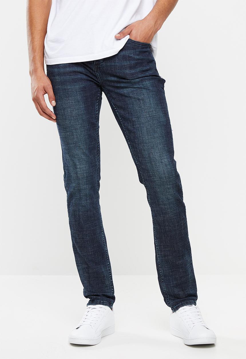 S.P.C.C - Classic rinse signature feather jeans - dark blue