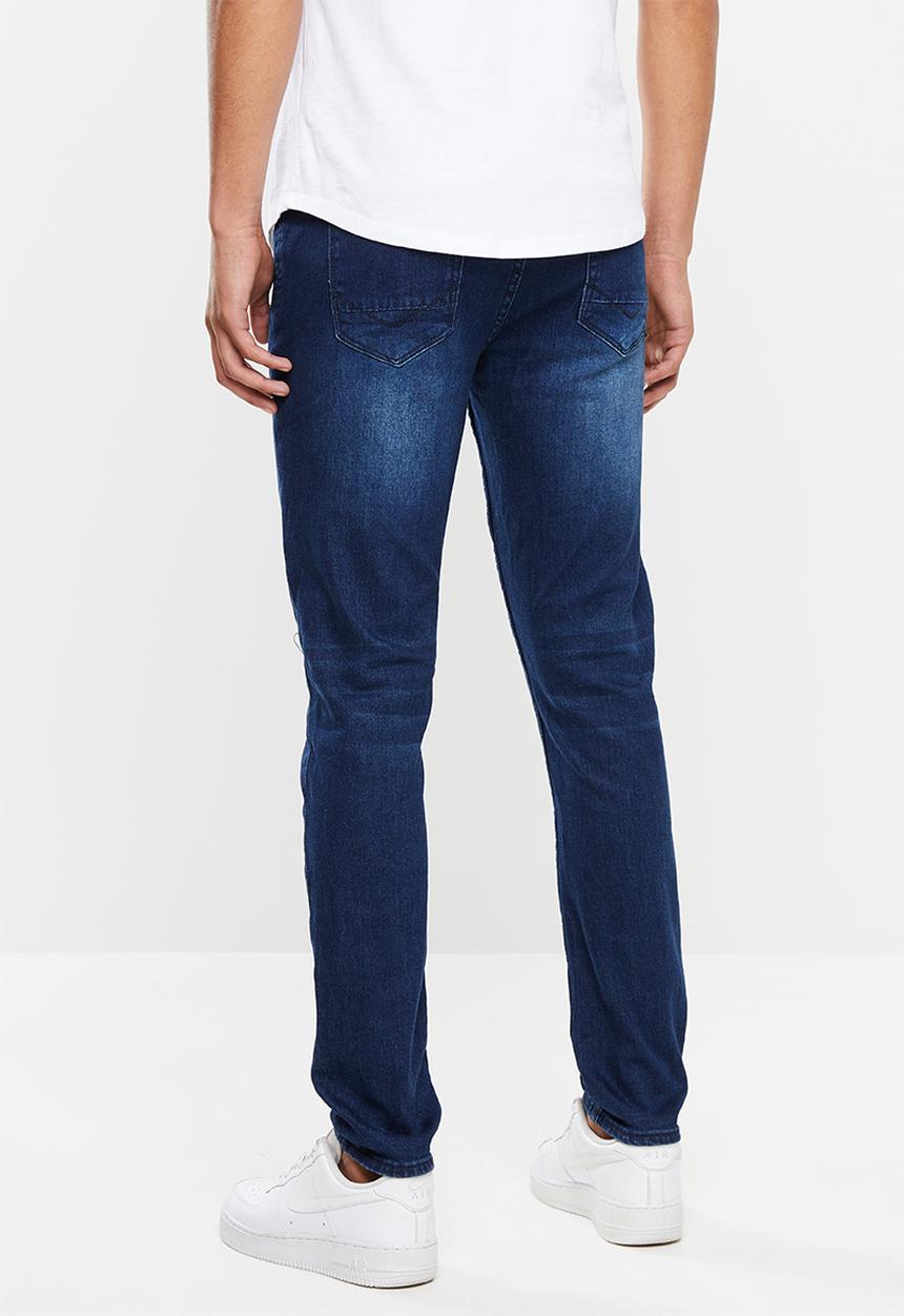 S.P.C.C - Blue blood signature trench jeans - blue