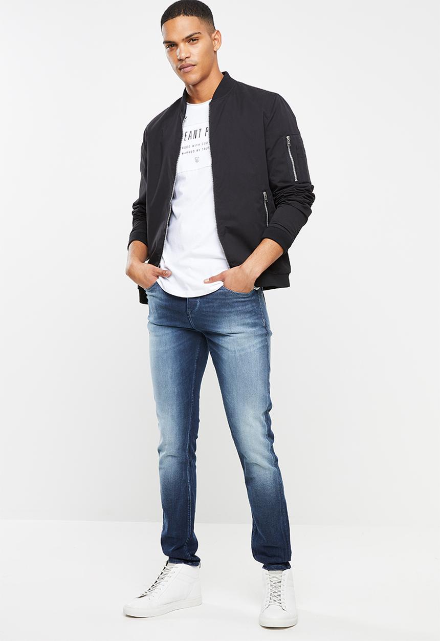 S.P.C.C - Chalk road fashion trench jeans - blue