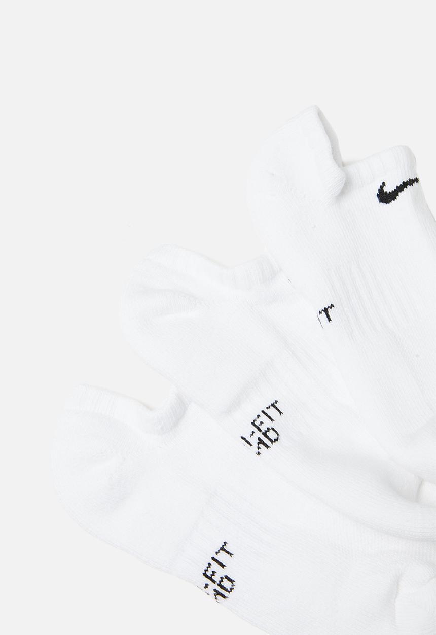 Nike - Nike everyday cushion 3 pack - white