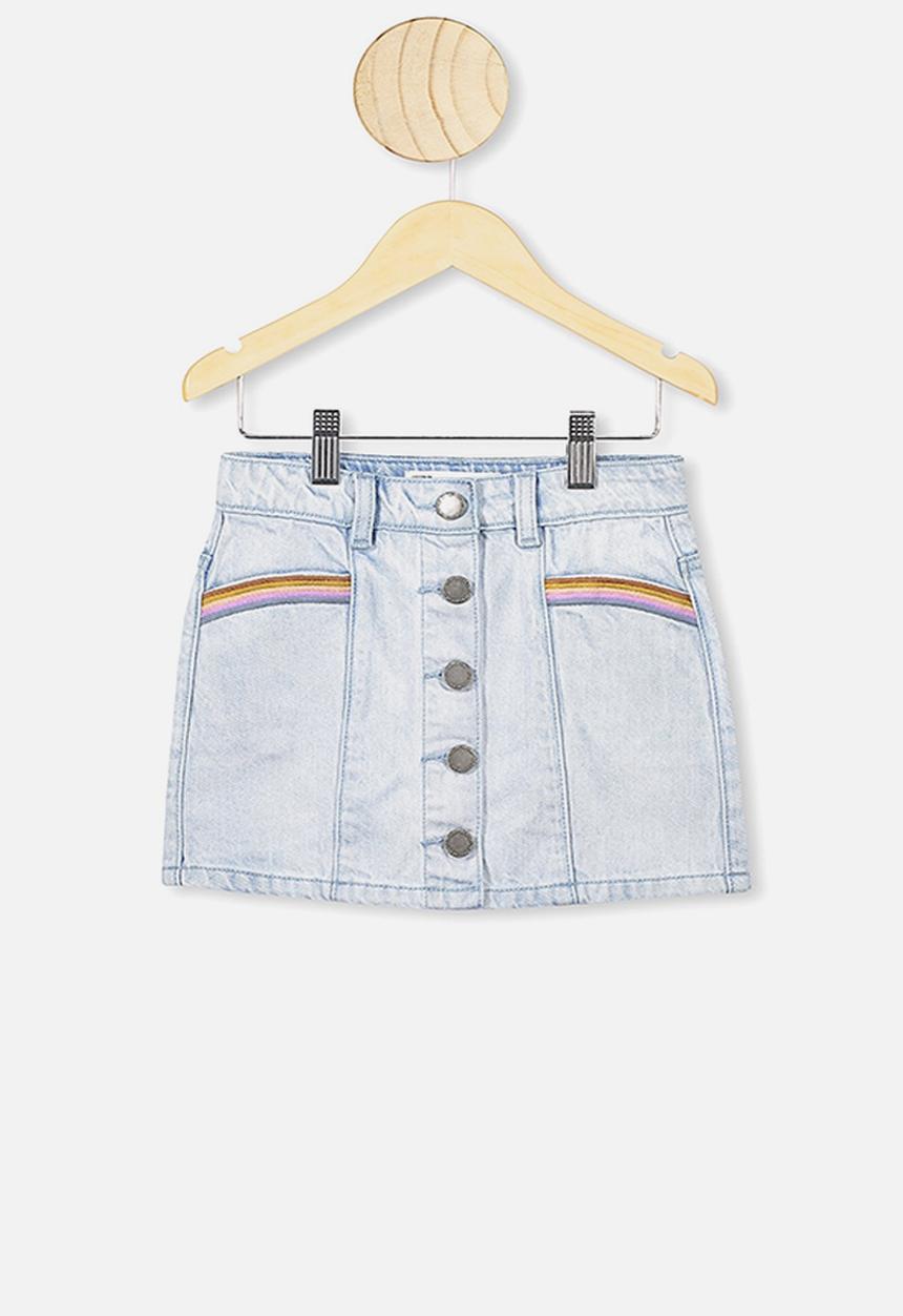 Cotton On - Rani denim skirt - blue 