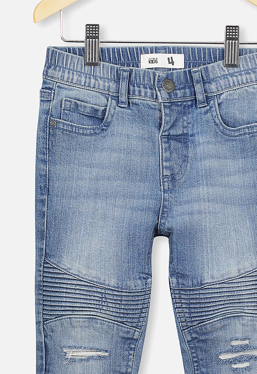 Cotton On - Biker moto jean - blue