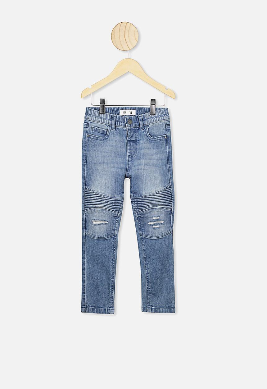 Cotton On - Biker moto jean - blue