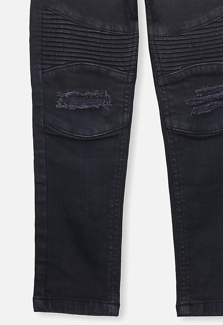 Cotton On - Biker moto jean - black