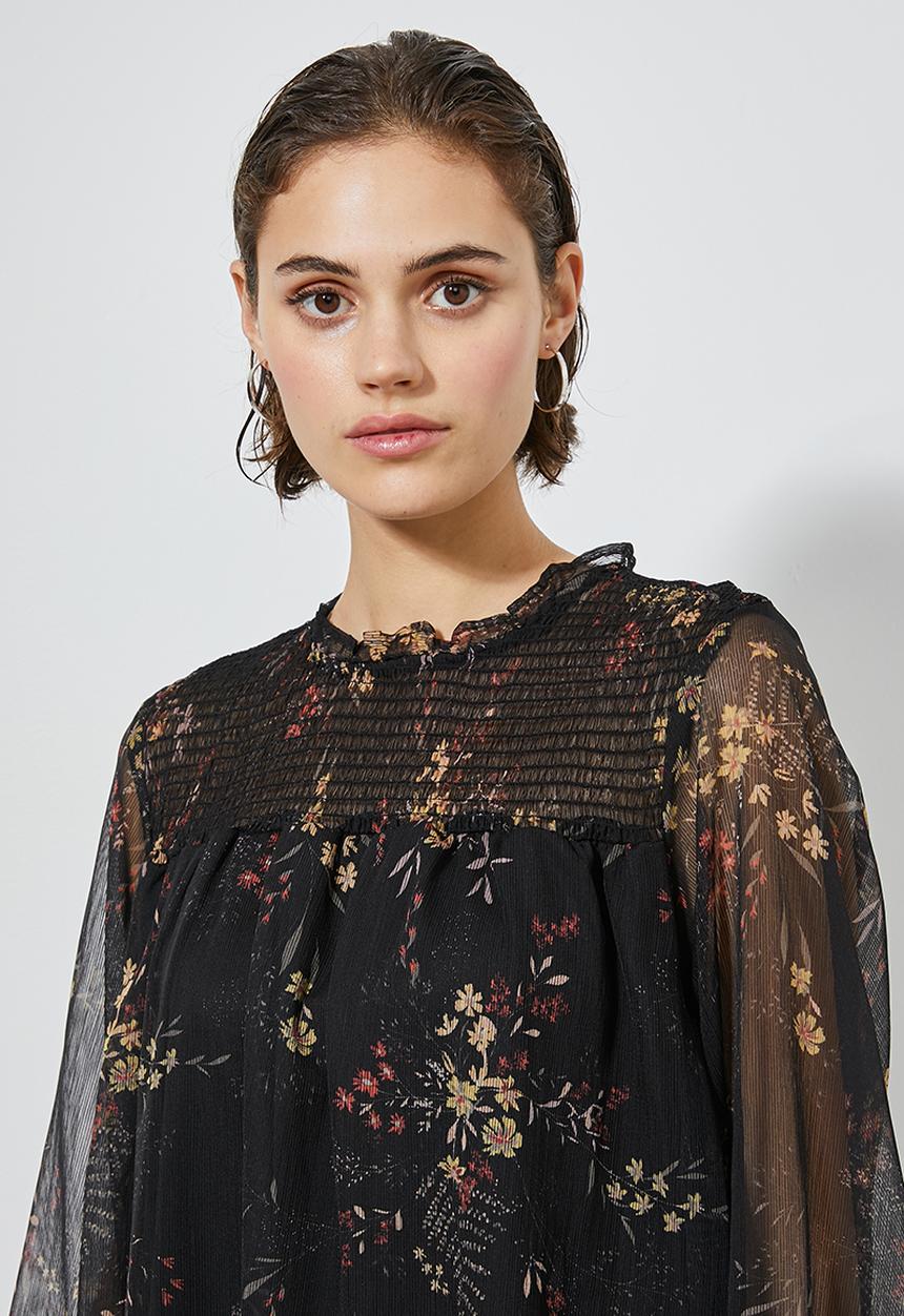 Superbalist - Shirred babydoll dress - multi